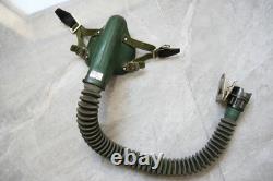 Original MiG-15 Pilot Leather Flight Helmet, Oxygen Mask, Goggles