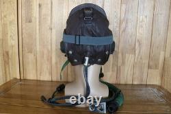 Original MiG-15 Pilot Leather Flight Helmet, Oxygen Mask, Transparent Goggles