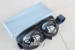 Original MiG-15 Pilot Leather Flight Helmet, Oxygen Mask, Transparent Goggles