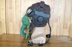 Original MiG-15 Pilot Leather Flight Helmet, Oxygen Mask YM-6512, MiG Goggles