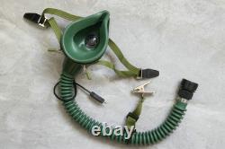 Original MiG-15 Pilot Leather Flight Helmet, Oxygen Mask YM-6512, MiG Goggles