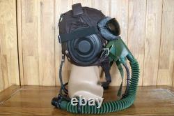 Original MiG-15 Pilot Leather Flight Helmet, Oxygen Mask YM6505, Goggles