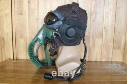 Original MiG-15 Pilot Leather Flight Helmet, Oxygen Mask YM6505, Goggles