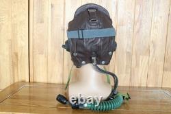 Original MiG-15 Pilot Winter Leather Flight Helmet, Oxygen mask(6512), Goggles