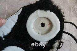 Original MiG-15 Pilot Winter Leather Flight Helmet, Oxygen mask, Brown Goggles