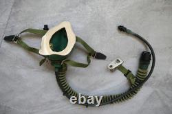 Original MiG-15 Pilot Winter Leather Flight Helmet, Oxygen mask, Goggles