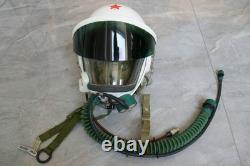 Original MiG-19 Fighter Pilot Flight Helmet, Pull down Sunvisro