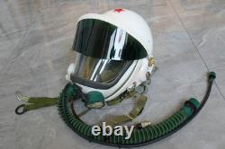 Original MiG-19 Fighter Pilot Flight Helmet, Pull down Sunvisro