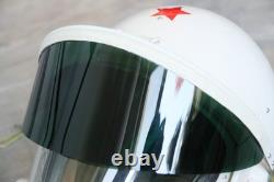Original MiG-19 Fighter Pilot Flight Helmet, Pull down Sunvisro