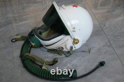 Original MiG-19 Fighter Pilot Flight Helmet, Pull down Sunvisro