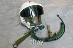 Original MiG-19 Fighter Pilot Flight Helmet, Pull down Sunvisro