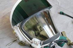 Original MiG-19 Fighter Pilot Flight Helmet, Pull down Sunvisro