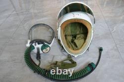 Original MiG-19 Fighter Pilot Flight Helmet, Pull down Sunvisro