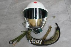 Original MiG-19 Fighter Pilot Flight Helmet, Pull down sunvisor