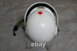Original MiG-19 Fighter Pilot Flight Helmet, Pull down sunvisor