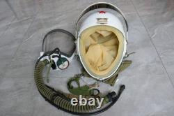 Original MiG-19 Fighter Pilot Flight Helmet, Pull down sunvisor