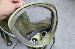 Original MiG-19 Fighter Pilot Flight Helmet, Pull down sunvisor