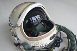 Original MiG-19 Fighter Pilot Flight Helmet Tk-4A, Sun-visor, Oxygen Mask