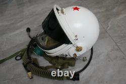 Original MiG-21 Fighter Aviator Pilot Flight Helmet Tk-1 No. 9701032