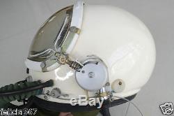 Original MiG Fighter Pilot Flight Helmet Tk-4A, Sun-visor, Oxygen Mask