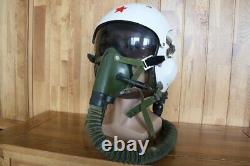 Original MiG Fighter Pilot Helmet ZH-1A(Early Ver), Oxygen Mask YM-6505