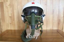 Original MiG Fighter Pilot Helmet ZH-1A(Early Ver), Oxygen Mask YM-6505