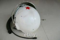 Original Mig Fighter Pilot Flight Helmet, Pull Down Black Sun Visor No. 139