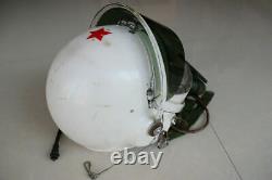 Original Mig Fighter Pilot Flight Helmet, Pull Down Black Sun Visor No. 139