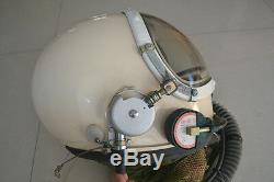 Original Navy Aircraft Carrier Fighter Pilot Flight Helmet, drop-shaped Helmet