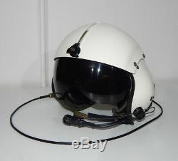 Original Polish Air Force Pilot Flight Helmet THL-5C Poland RARE