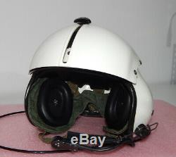 Original Polish Air Force Pilot Flight Helmet THL-5C Poland RARE