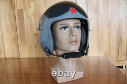 Original Retired Fighter Pilot Helmet QTK-1 (1#/60cm), Pull Down Black Sunvisor