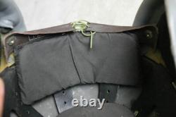 Original Retired Fighter Pilot Helmet QTK-1 (1#/60cm), Pull Down Black Sunvisor
