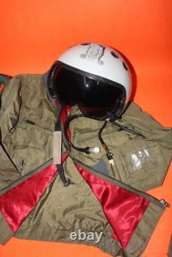 Original Russian Fighter Pilot helmet 3# Fighter Suit Jack