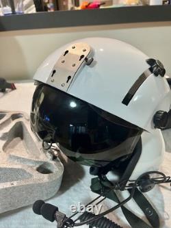 Original SPH-4 Gentex SPH-4 Flight Helmet XXL White Dual Visor NVG +