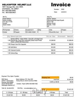Original SPH-4 Gentex SPH-4 Flight Helmet XXL White Dual Visor NVG +