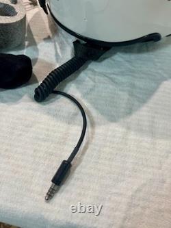 Original SPH-4 Gentex SPH-4 Flight Helmet XXL White Dual Visor NVG +