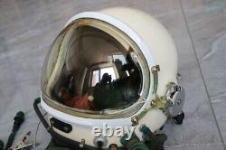 Original Surplus Fighter Pilot Helmet, High Altitude Sealed Helmet