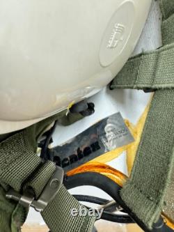 Original USAF Helicopter Pilot Gentex SPH-4 Flight Helmet With Mic Visor X-Large