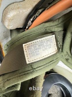 Original USAF Helicopter Pilot Gentex SPH-4 Flight Helmet With Mic Visor X-Large