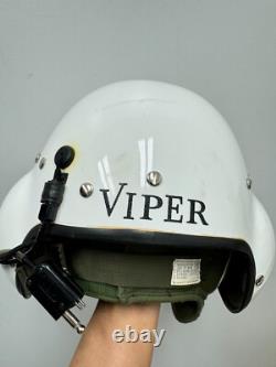 Original USAF Helicopter Pilot Gentex SPH-4 Flight Helmet With Mic Visor X-Large