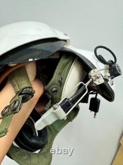 Original USAF Helicopter Pilot Gentex SPH-4 Flight Helmet With Mic Visor X-Large