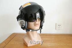 Original USAF Pilot Flight Helmet HGU-55/P Black Sunvisor