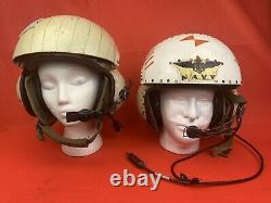 Original Vietnam War Flight Helmet Named Set Helicopter Pilot USMC Search Rescue