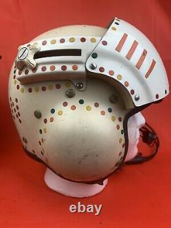 Original Vietnam War Flight Helmet Named Set Helicopter Pilot USMC Search Rescue