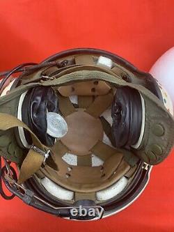 Original Vietnam War Flight Helmet Named Set Helicopter Pilot USMC Search Rescue