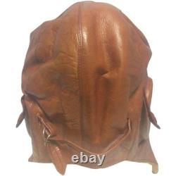 Original WW2 Japanese Army IJA Winter Pilot Flight Helmet Leather Fur 1944