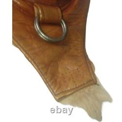 Original WW2 Japanese Army IJA Winter Pilot Flight Helmet Leather Fur 1944