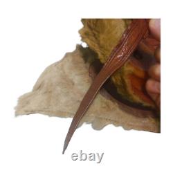 Original WW2 Japanese Army IJA Winter Pilot Flight Helmet Leather Fur 1944