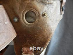 Original WW2 Japanese Navy Pilot Flight Summer Helmet, RARE